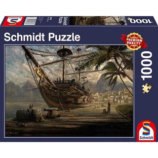 Schmidt Spiele  Schmidt Spiele Schiff vor Anker Puzzlespiel 1000 Stück(e) 