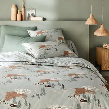 Housse de couette percale de coton