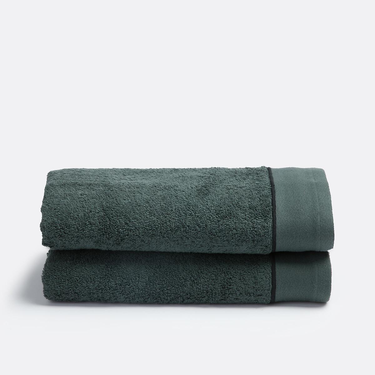 La Redoute Intérieurs Lot 2 serviettes de toilette en coton peigné 675g/m2  