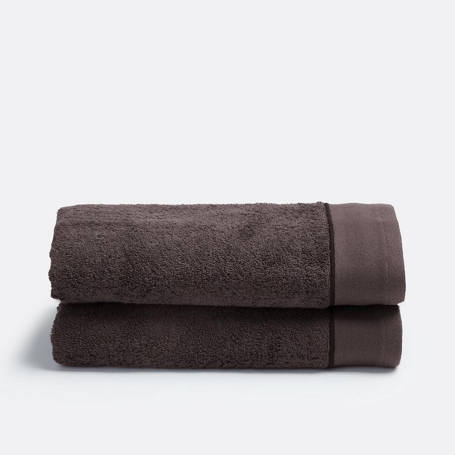 La Redoute Intérieurs Set mit 2 Handtüchern aus gekämmter Baumwolle 675g/m2  