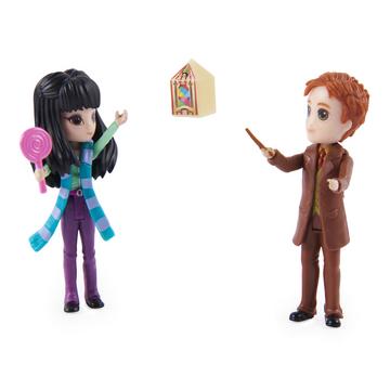 Wizarding World | Set Amicizia con personaggi George Weasley e Cho Chang | Bambole da 7.5cm | 2 accessori | Giocattoli per bambini dai 6 anni in su