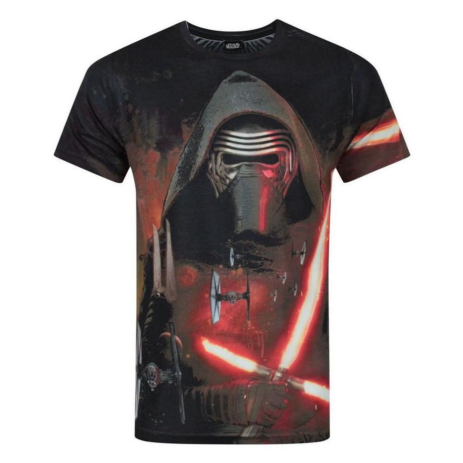 STAR WARS Force Awakens Kylo Ren Lightsabre Sublimation T-Shirt  
