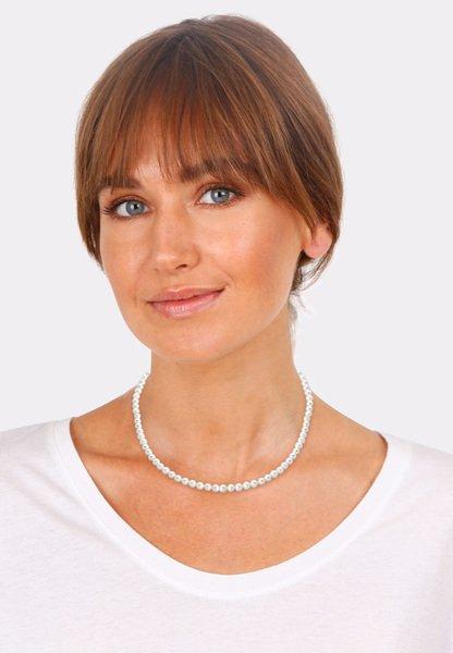 Elli  Halskette Muschelkernperlen Choker 