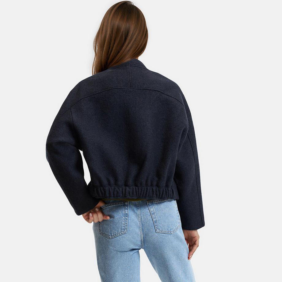 La Redoute Collections Blouson corto con bottoni a pressione  
