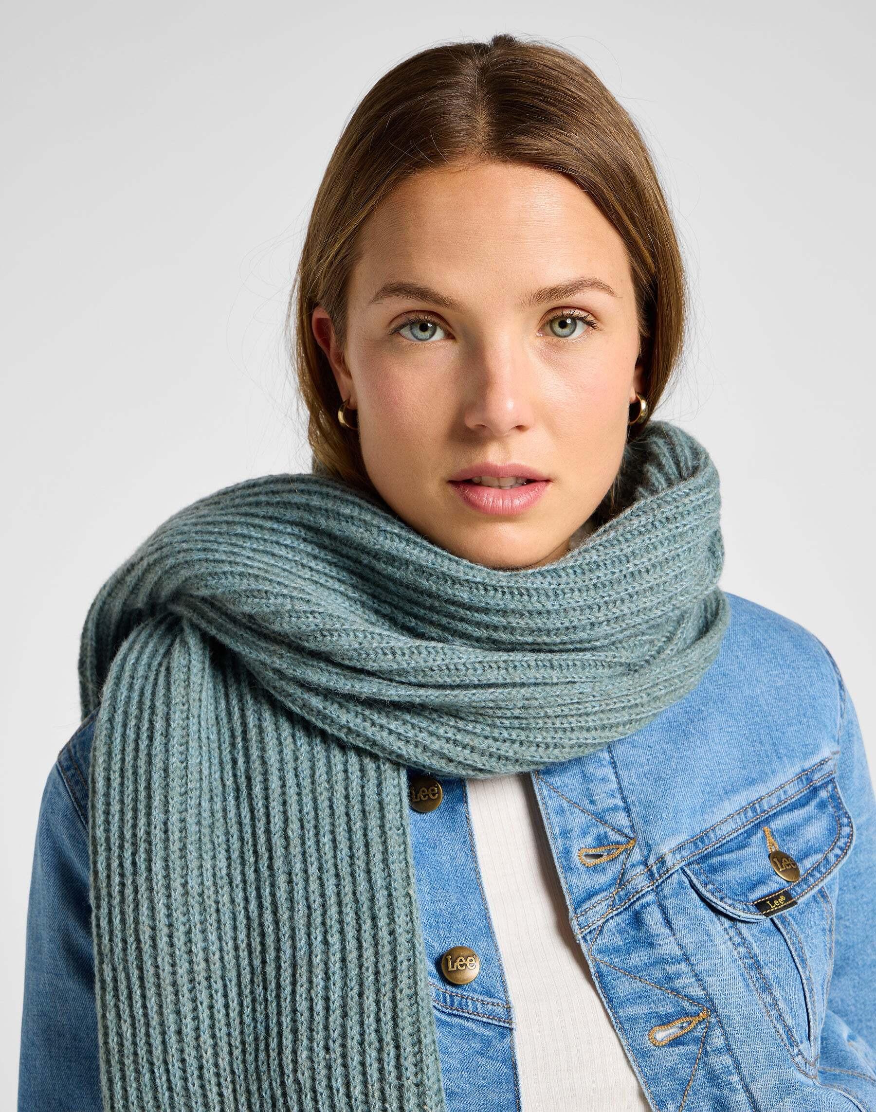 Lee  Schal Ribbed Knitted Scarf 