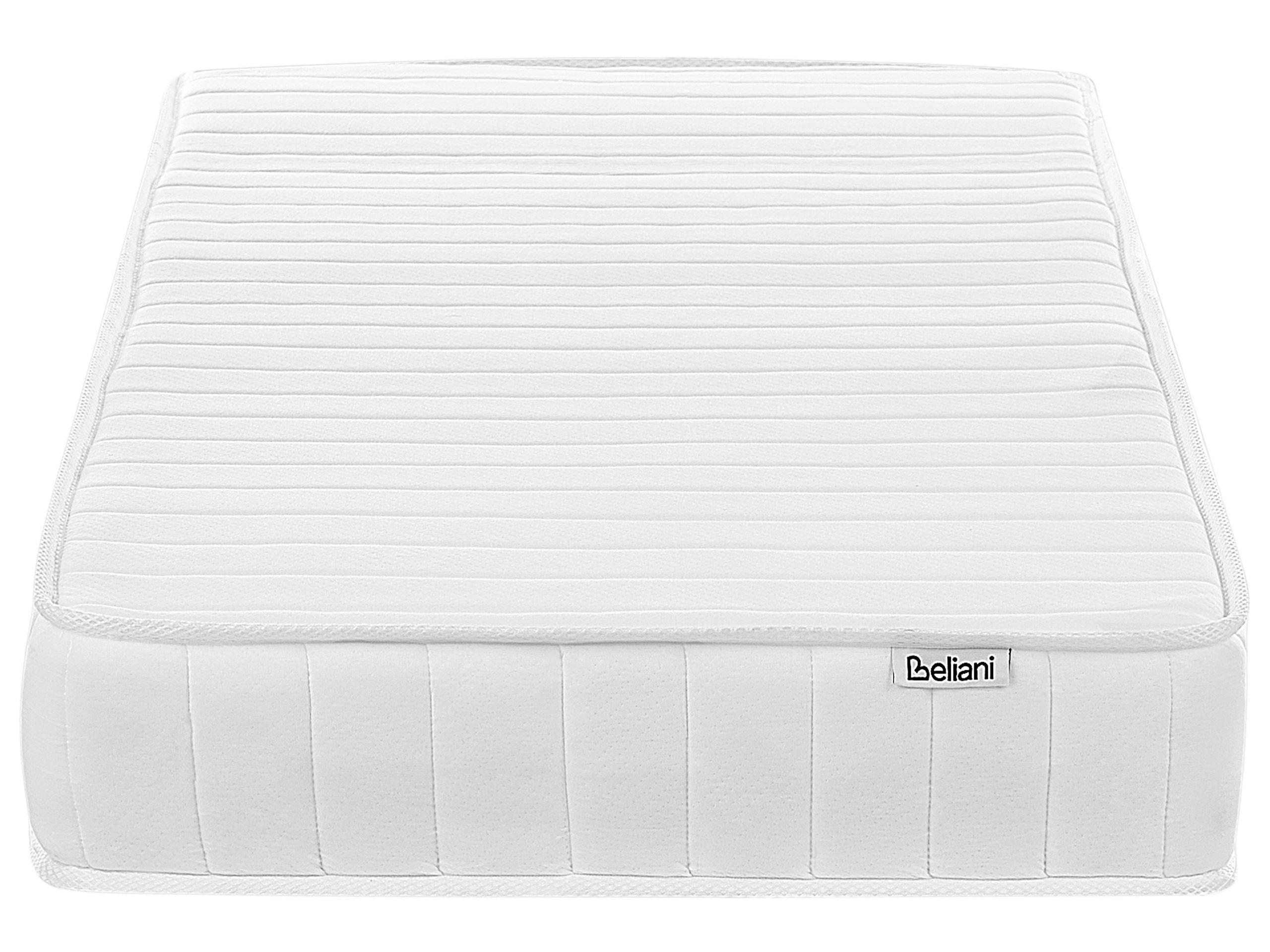 Beliani Matelas à ressorts ensachés en Ressorts ensachés SNOOZY - Dur  