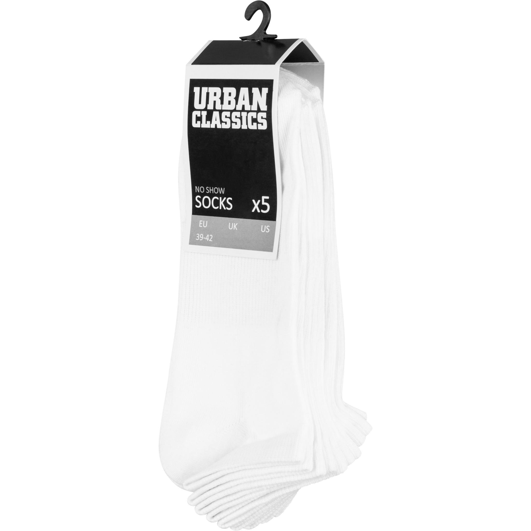 URBAN CLASSICS  chaussettes urban classic no show (x5) 