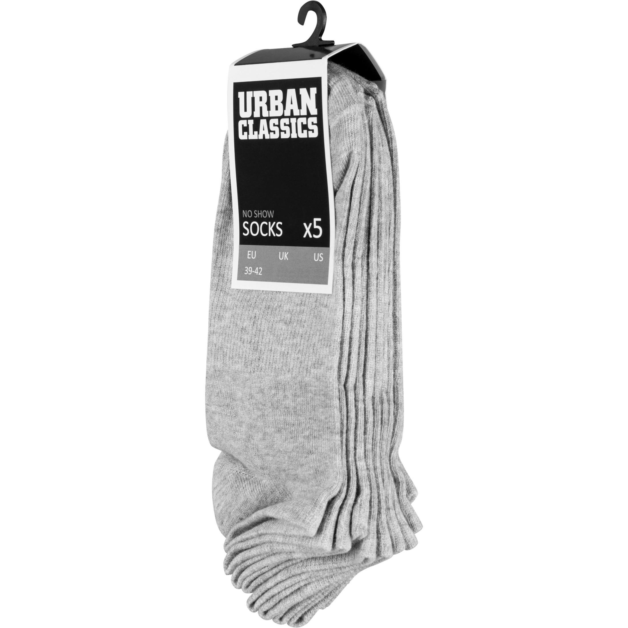 URBAN CLASSICS  chaussettes urban classic no show (x5) 