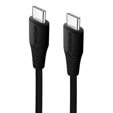 Cavo USB-C USB-C 0,4 m Swissten nero