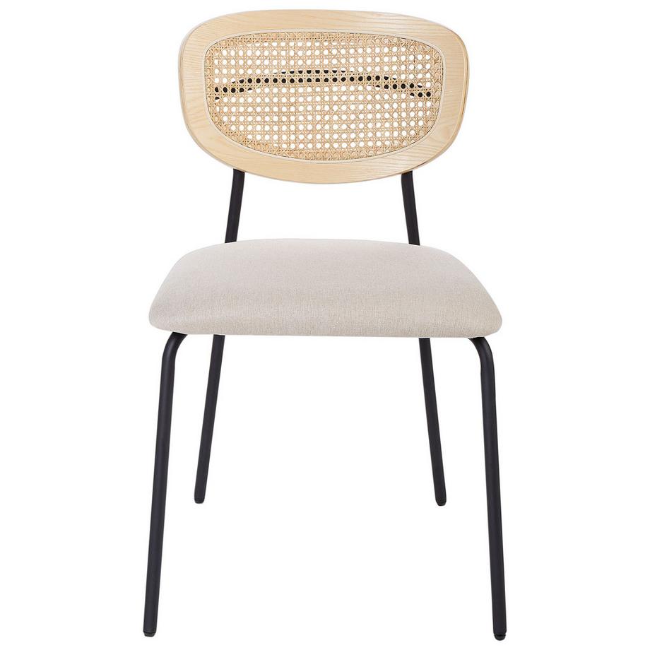 Beliani Set di 2 sedie da pranzo en Ferro Retrò MAYETTA  