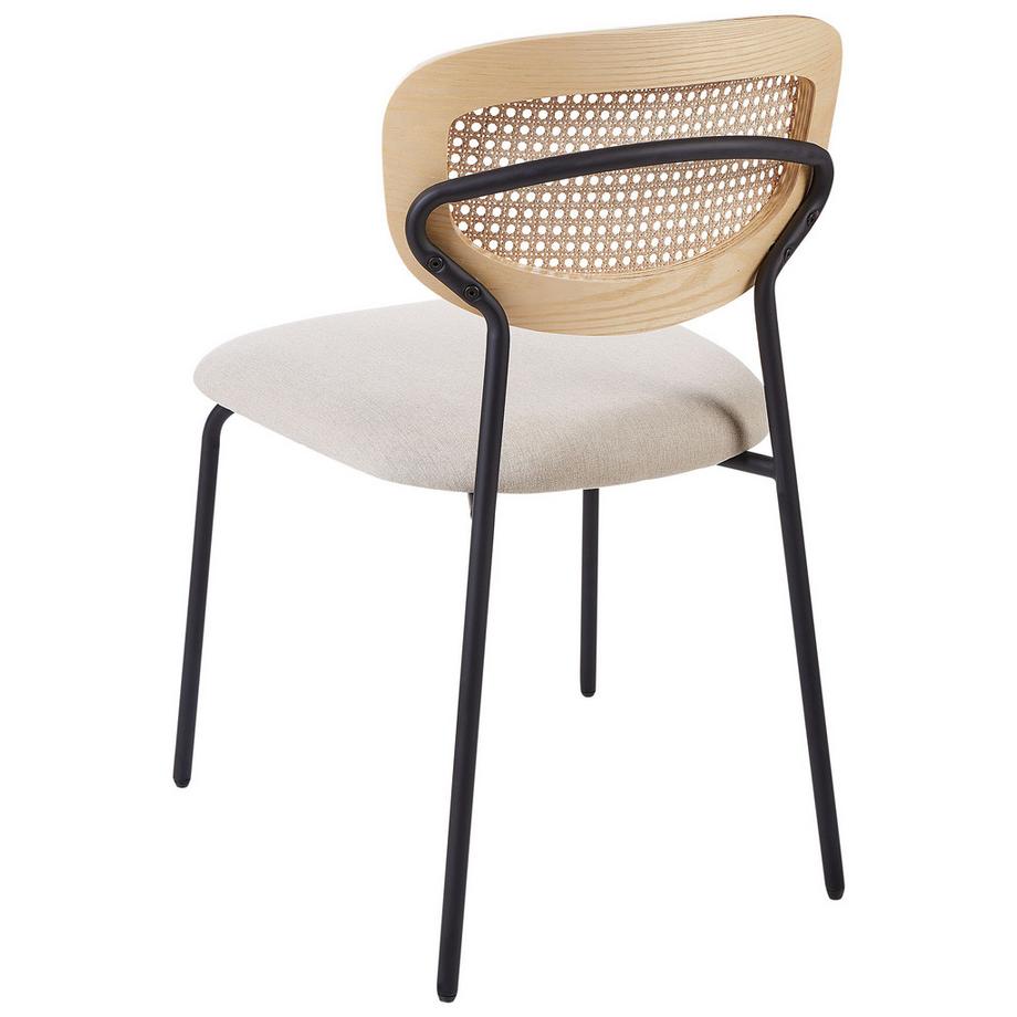 Beliani Set di 2 sedie da pranzo en Ferro Retrò MAYETTA  