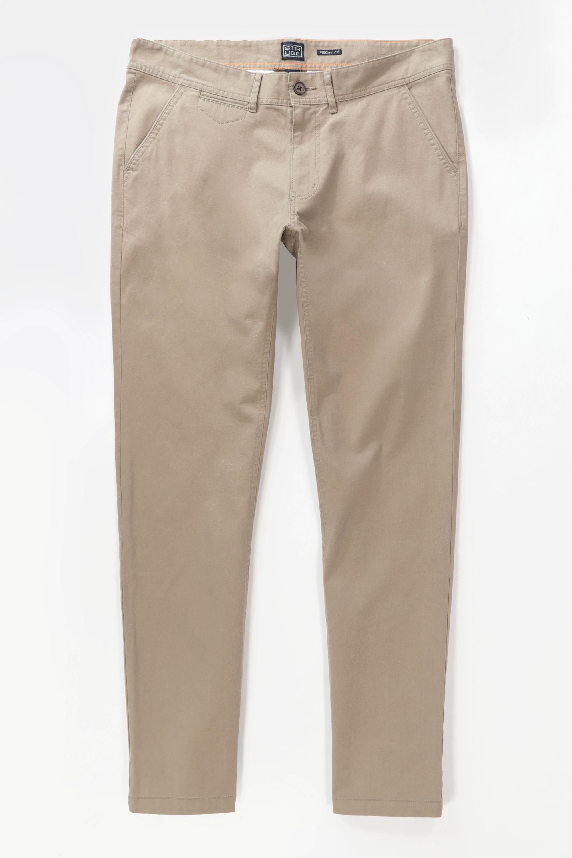 Sthuge  Chino STHUGE, coupe ventre confort, modern straight fit, 4 poches, jusqu'à la taille 36 