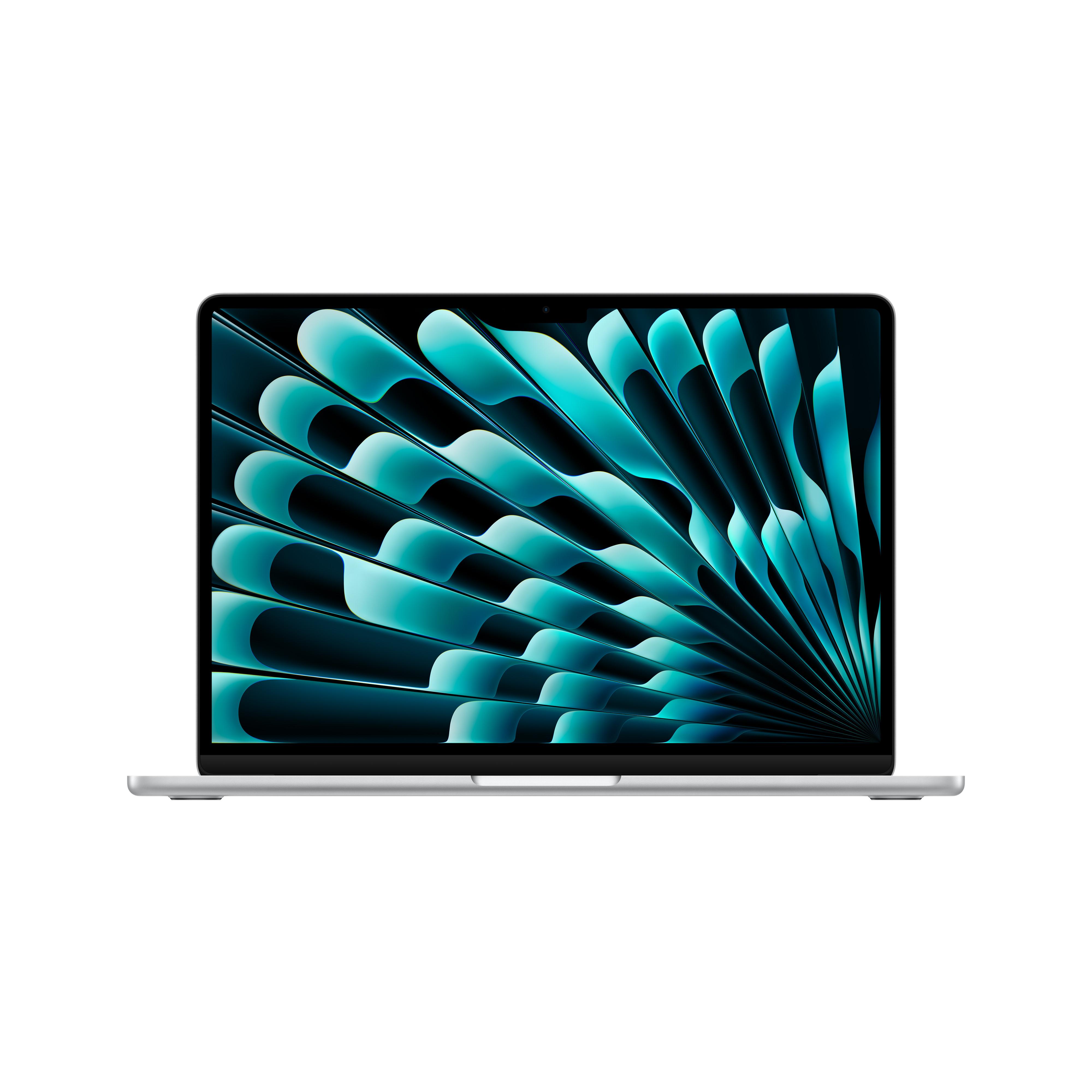 Apple  MacBook Air  M M3 Ordinateur portable 34,5 cm (13.6") 8 Go 256 Go SSD Wi-Fi 6E (802.11ax) macOS Sonoma Argent 