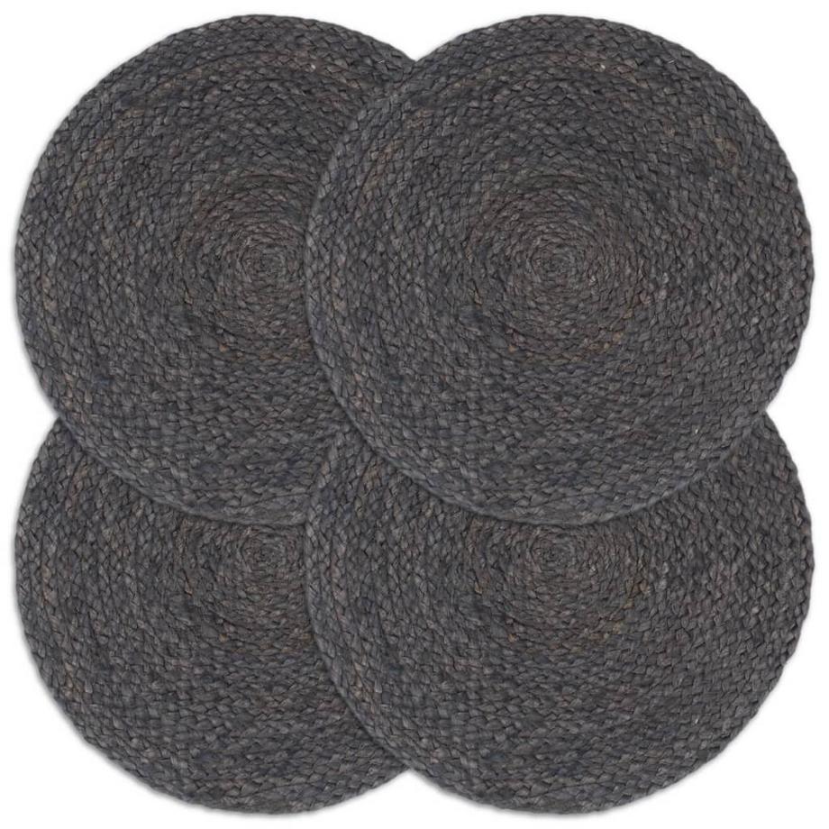 Napperons  pcs rond jute jute