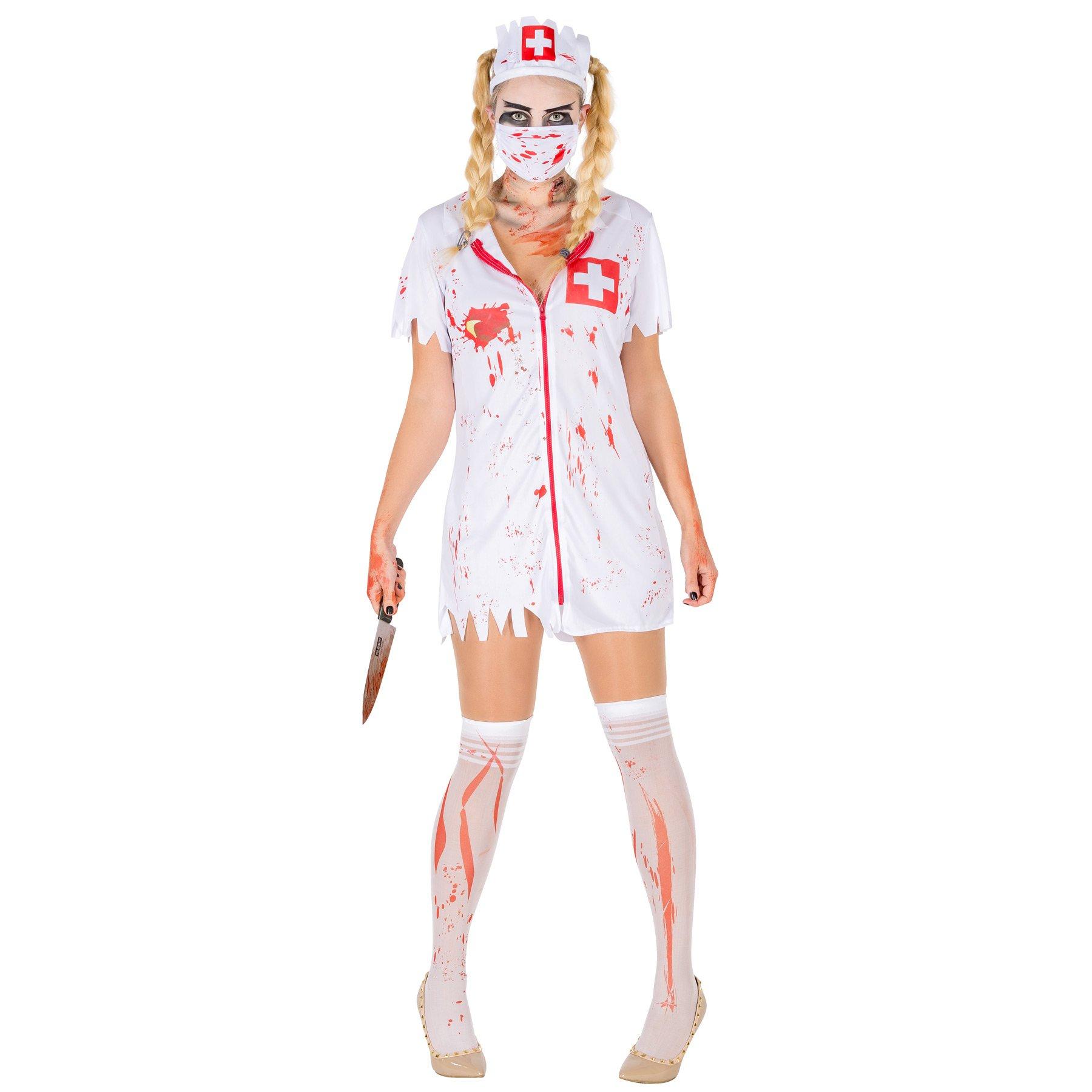 Tectake  Costume da donna - Infermiera sexy zombie 