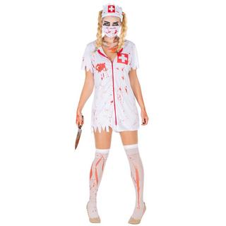 Tectake  Costume da donna - Infermiera sexy zombie 