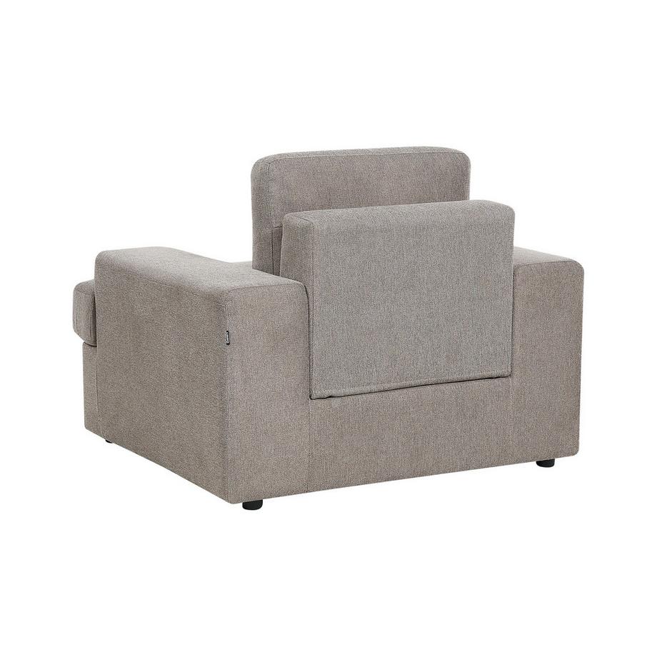 Beliani Fauteuil en Tissu Traditionnel ALLA  