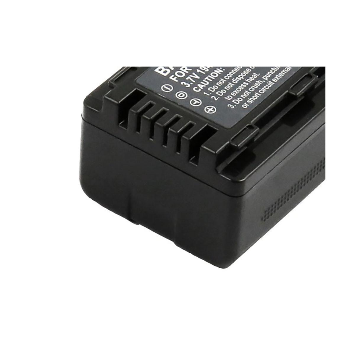 Avizar  Batteria Li-ion 3.7V per Camcorder Panasonic HC-V110GK Compatibile VW-VBT190 