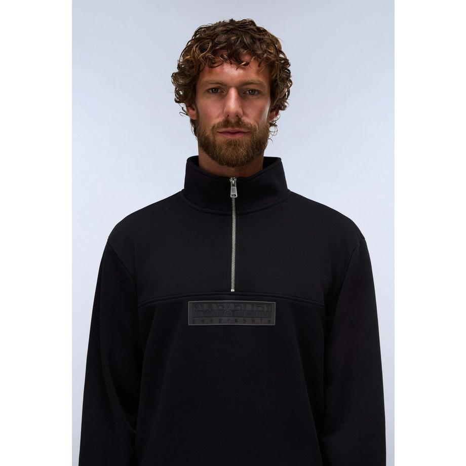 NAPAPIJRI B-Box Logo Halbreißverschluss Sweatshirt  