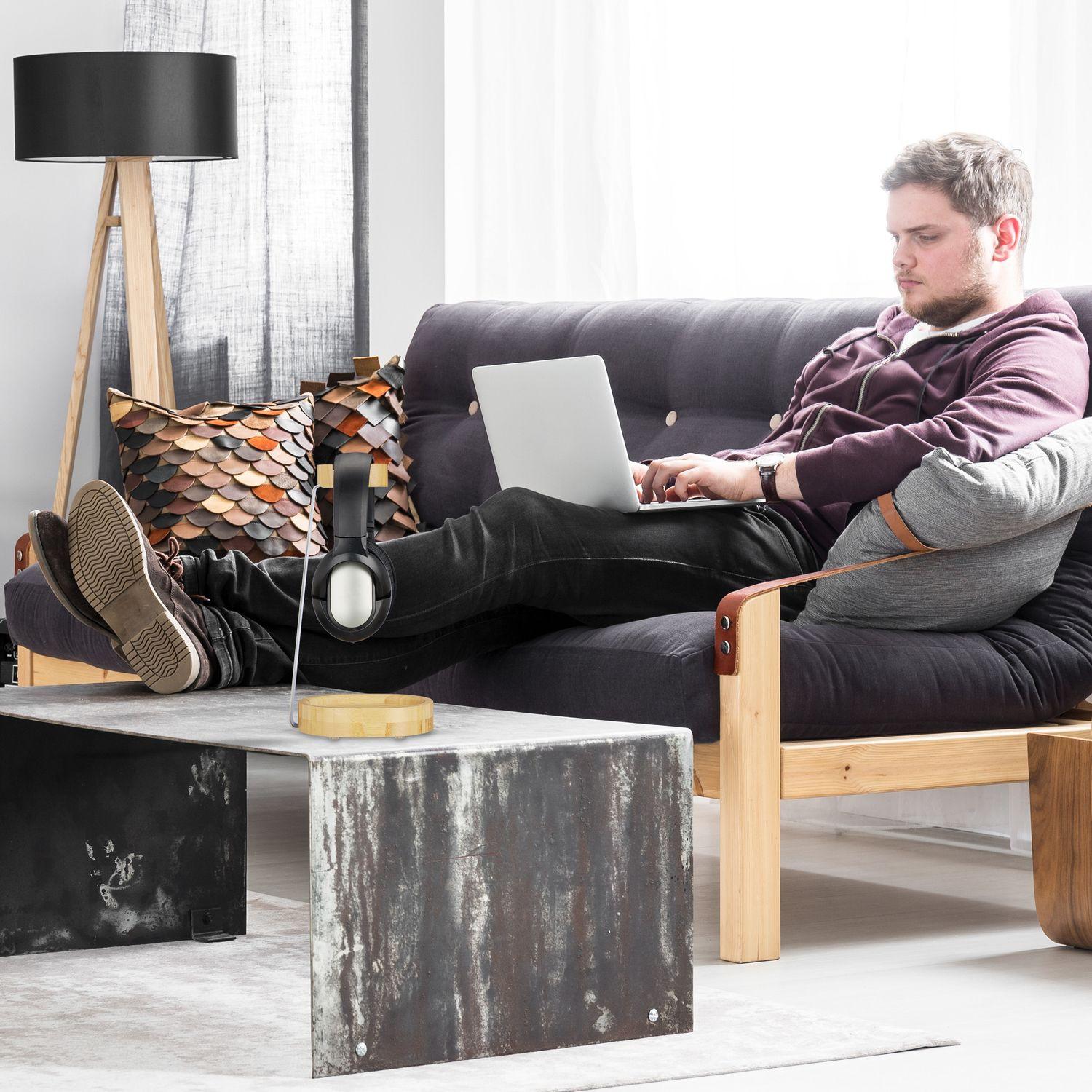 B2X Supporto per cuffie in bambù  