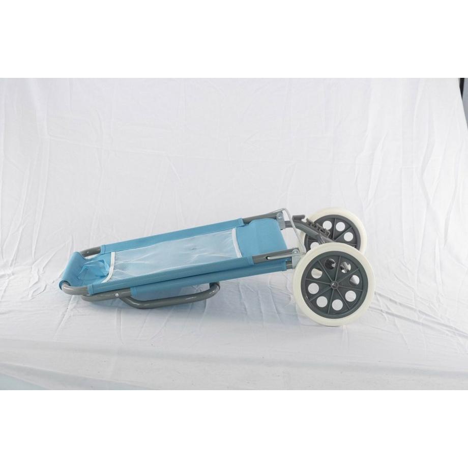 O'Beach  Chaise de plage pliable - Avec roulettes 