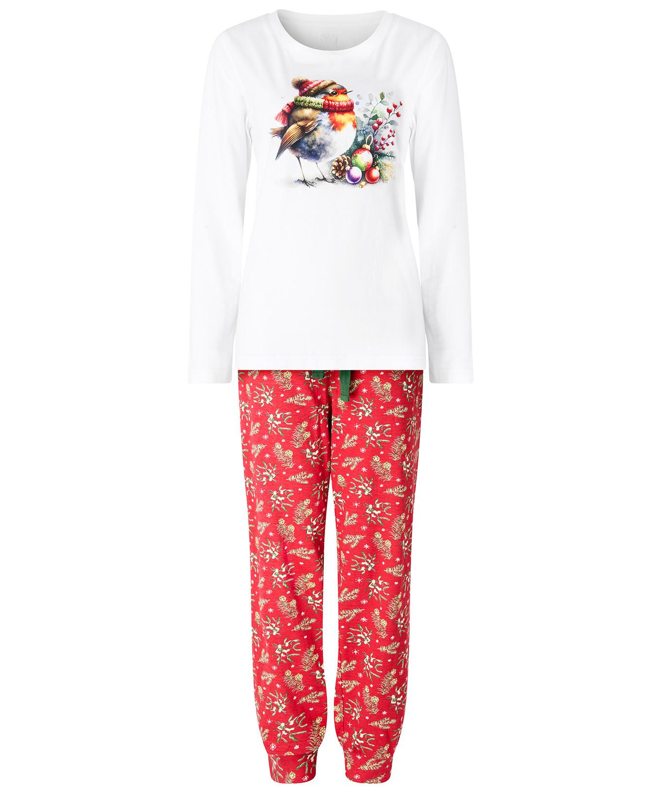 Joe Browns Festliches Pyjama-Set mit Rotkehlchen-Print  