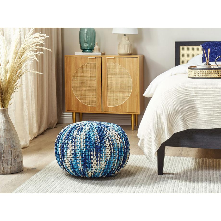 Beliani Pouf en Coton Boho CONRAD  
