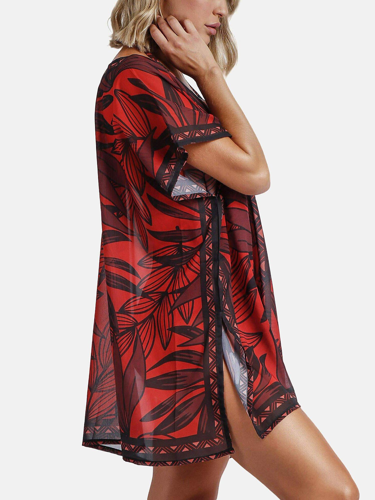 Admas  Caftan de plage Sunset Palm 