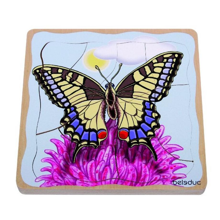Beleduc Lagen Puzzle Schmetterling