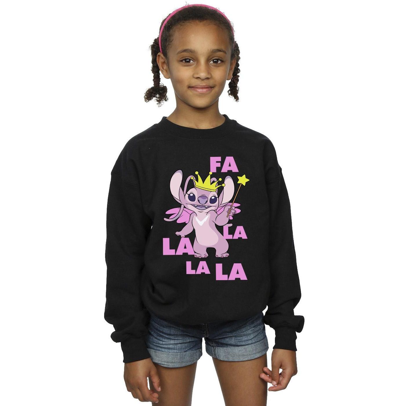 Disney  Angel Fa La La Sweatshirt 