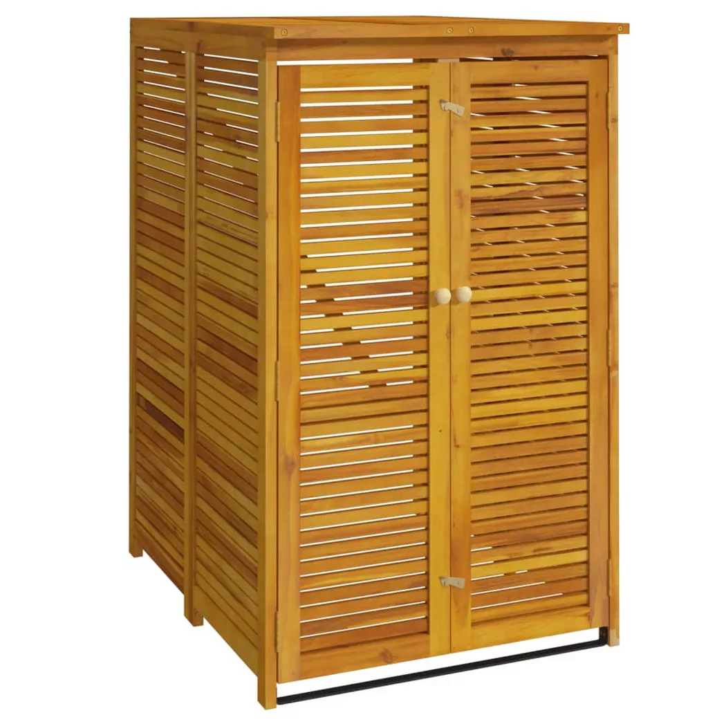 VidaXL - Mülltonnenbox holz, One Size, Braun