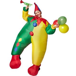 Tectake  Selbstaufblasbares Kostüm Clown 