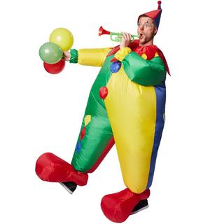 Tectake  Selbstaufblasbares Kostüm Clown 
