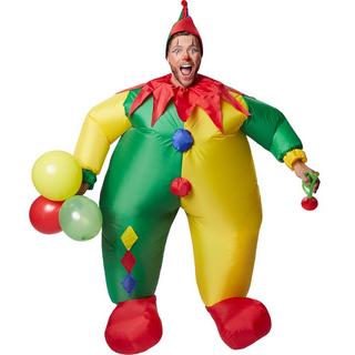 Tectake  Selbstaufblasbares Kostüm Clown 