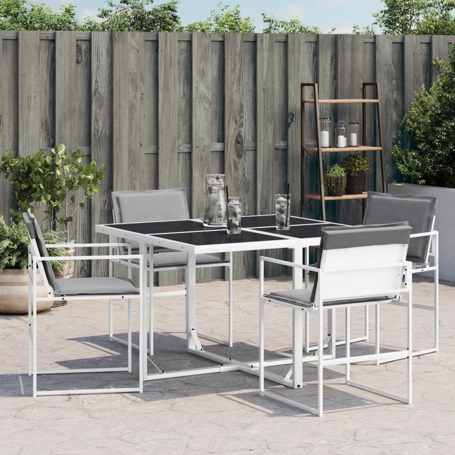 VidaXL Gartenstuhl stahl  