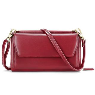 Only-bags.store Portafoglio Piccolo Scomparti Carte Credito Tasca Telefono Cerniera 2 Cinghie  