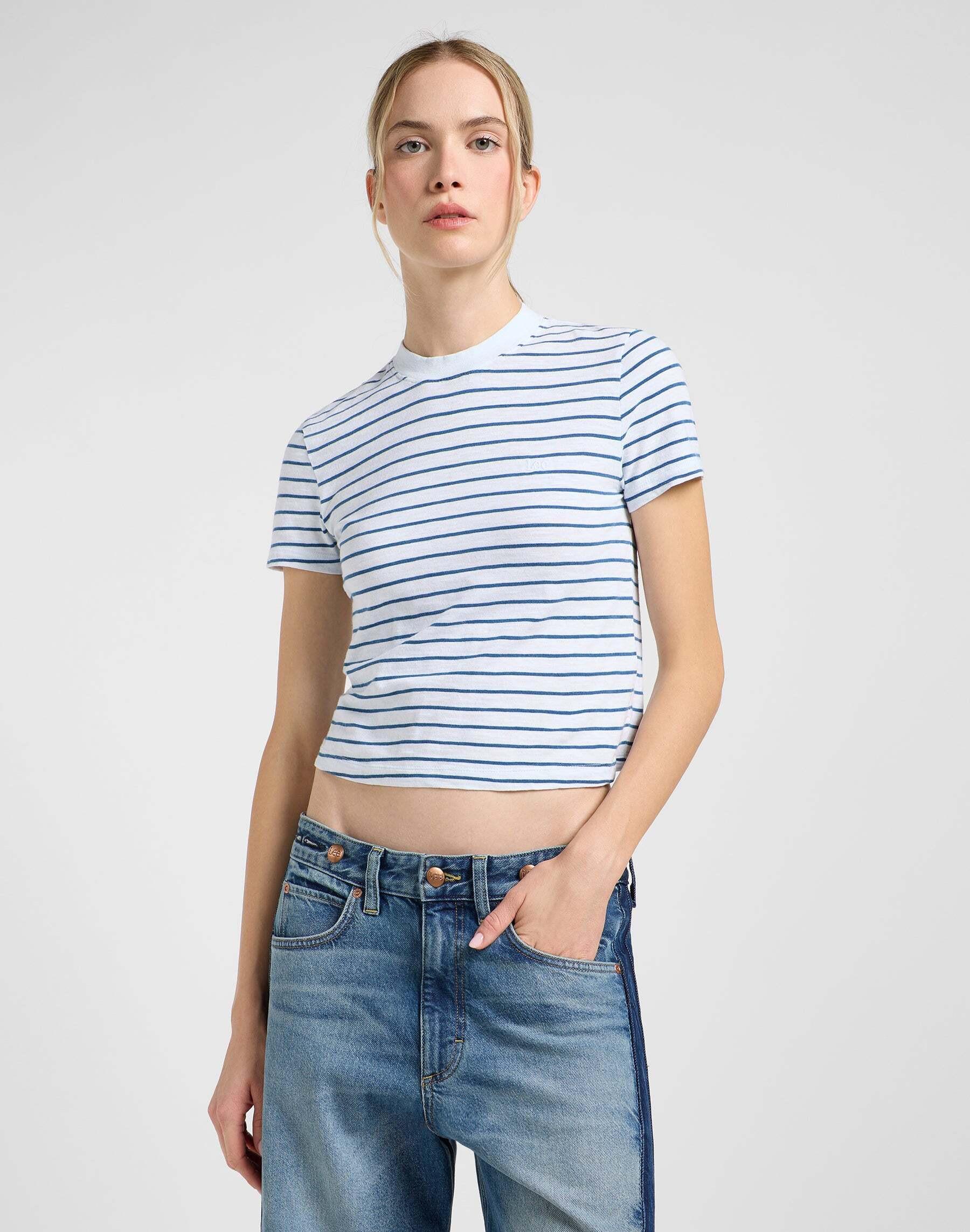 Lee  T-Shirt Cropped Tee 