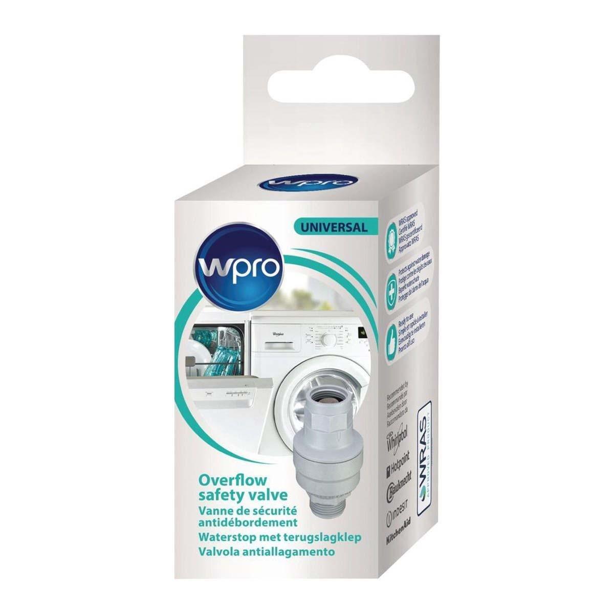 Wpro Bloqueur d'eau pour le lavage et le lave-vaisselle  