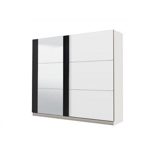 Vente-unique Armoire SUTERA 2 portes coulissantes Avec miroir 7  