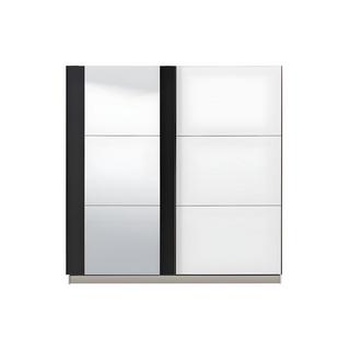 Vente-unique Armoire SUTERA 2 portes coulissantes Avec miroir 7  