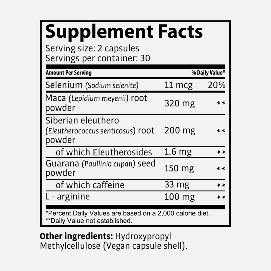 Tasnim  Pro Men - Maca ESL + L-Arginine - 60 gélules 