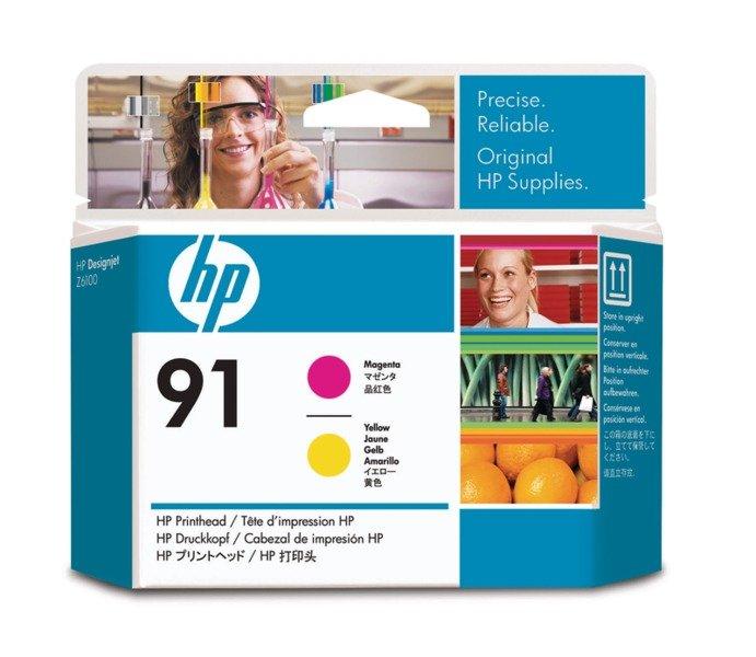 Hewlett-Packard  HP Druckkopf 91 magenta/gelb C9461A DesignJet Z6100 