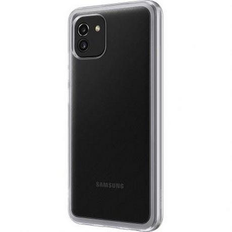 SAMSUNG  Coque souple pour  Galaxy A03 Transparent 