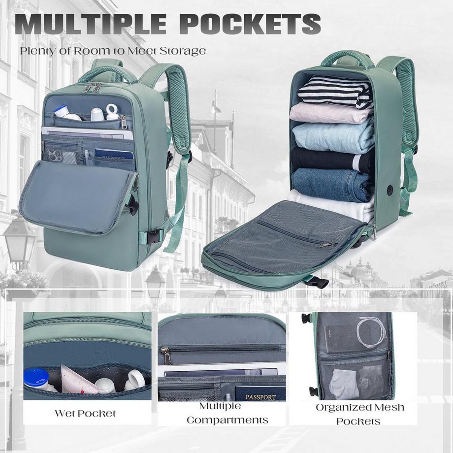 Only-bags.store Reiserucksack unter dem Sitz  