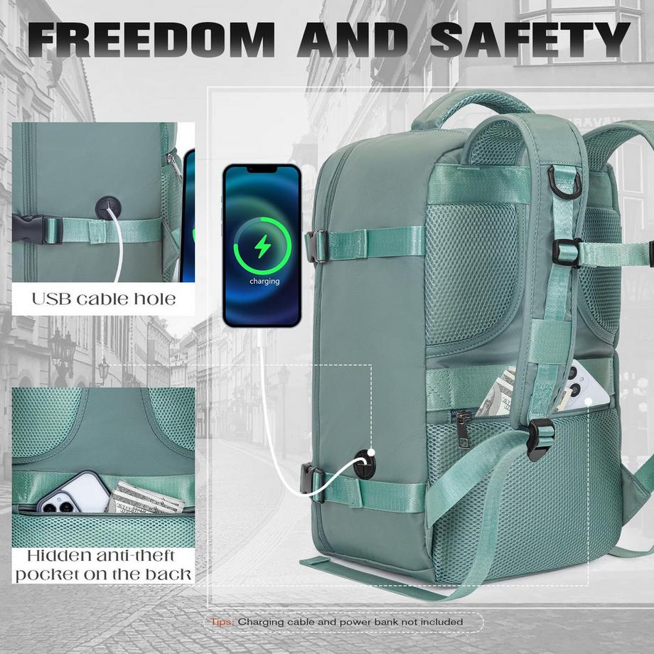 Only-bags.store Reiserucksack unter dem Sitz  
