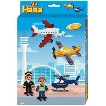 HAMA Bügelperlen Set Midi  Flughafen