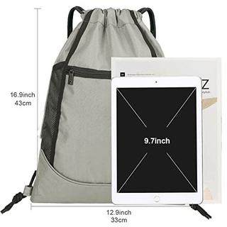 Only-bags.store Turnbeutel Wasserdichte Sporttasche Innentasche Außentasche Turnbeutel Verstellbarer Kordelzug-Rucksack Tasche  