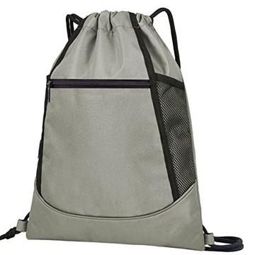 Sac de sport imperméable Sac intérieur Poche extérieure Sac de sport Sac à dos à cordon ajustable Sac à dos