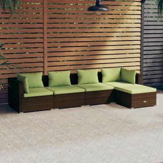 VidaXL Garten-lounge-set poly-rattan  