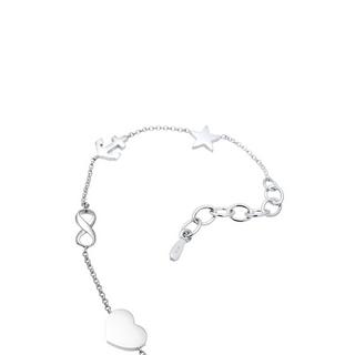 Elli  Bracelet Croix Coeur Infini Ancre Étoile Bracelet Femme 